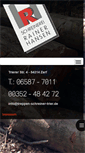 Mobile Screenshot of die-schreinerei-hansen.com